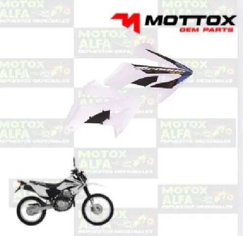 CUBRETANQUE XR250 BLANCO TORNADO MOTTOX P10619