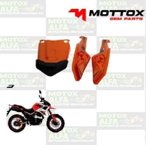 CUBREMONTURA DY250 TEKKEN AXXO TRAKER250 NARANJA  MOTTOX P10785
