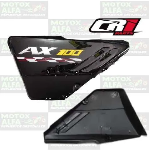 TAPA LATERAL AX100 2015 NEGRO SUZUK CR1 01.013.0072