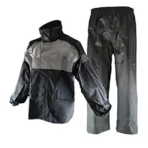 TRAJE IMPERMEABLE COMPLETO CR1 NEGRO GRIS TL 01.020.0045