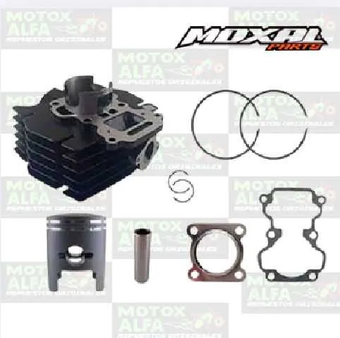 KIT CILINDRO AX100 50MM P14 NEGRO SUZUKI MOXAL 06.050.0009