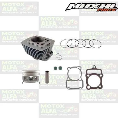 KIT CILINDRO CG150 149CC 62MM P13 XY15015 STARK STIFF150 PLOMO MOXAL 06.050.0071