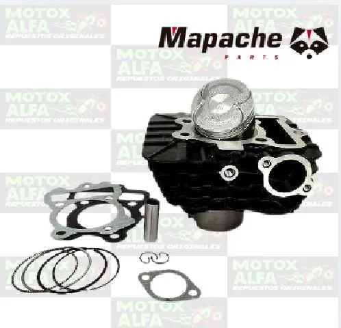 KIT CILINDRO DISCOVER125 ST 2V 124CC 54MM P14 ALT67 NEGRO 6115 3784