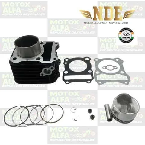 KIT CILINDRO GN125F NOVA 57MM P14 ALT69 EURO II NEGRO SUZUKI NDE FS-1305