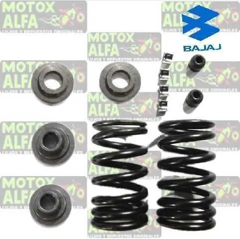 KIT RESORTE VALVULA BM150 CT125 PLATINA125 ORIGINAL BAJAJ 36JH0029 36JV0006 10178.105-GEN 10178.106-GEN 10178.102-GEN