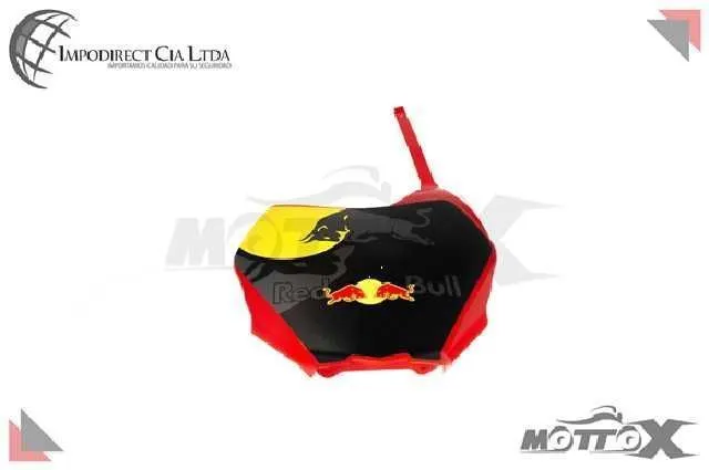 PORTANUMERO GRANDE REDBULL ROJO UNIVERSAL PORT006