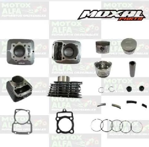 KIT CILINDRO CG150 DY150EAGLEIII(2023) D:62 149cc h:98mm P15 GRIS (PISTON:CONVEXO) MOXAL 06.050.0091