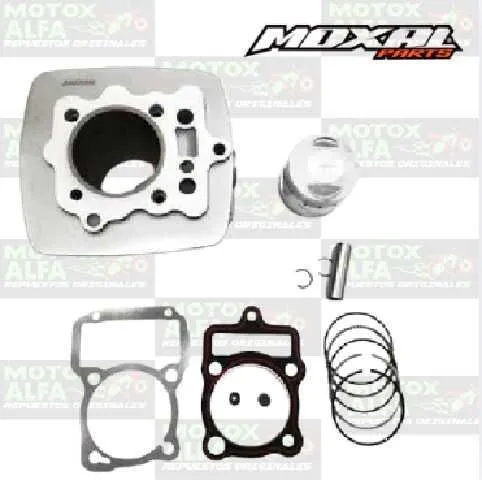 KIT CILINDRO CG150 XY150 UTILITARIA (19-20) D61,9 149cc H97,75mm P15 GRIS (PISTON:CONVEXO ) MOXAL 06.050.0075
