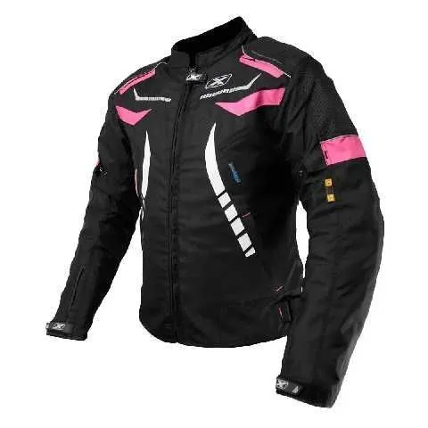 CHOMPA PROTECCION  NEGRO ROSADO  TM