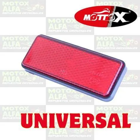 REFLECTIVO 5MM RETAGULAR ROJO MOTTOX M01409