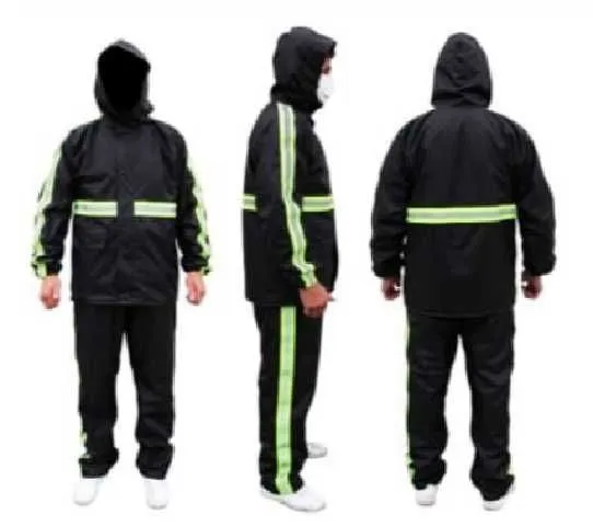 TRAJE IMPERMEABLE NEGRO TXXL REFLECTIVO 7862108024417
