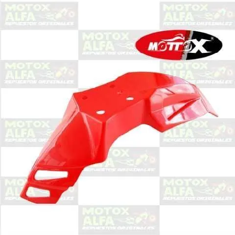 GUARDAFANGO DELANTERO QM250GY ROJO MINI UNIVERSAL MOTTOX M00705