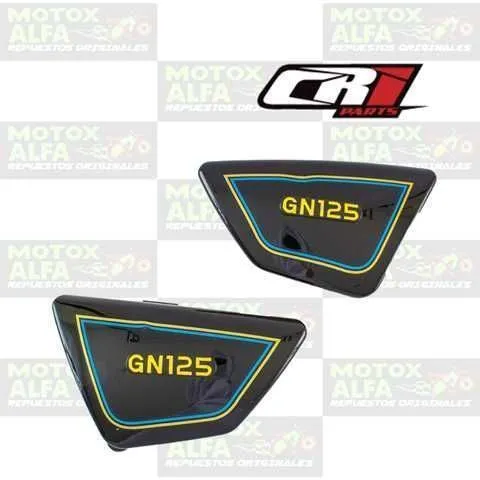 TAPA LATERAL GN125 SUZUKI NEGRO CR1 01.013.0032