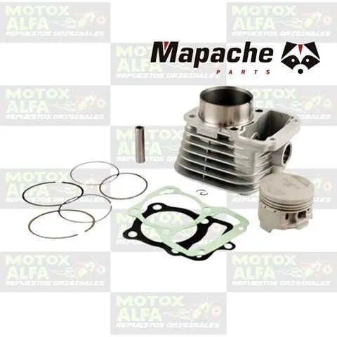 KIT CILINDRO NXR125 124CC 62MM P13 ALT69 RACING HONDA GRIS MAPACHE 2232