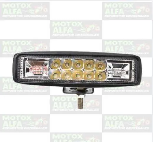 LUZ LED BARRA 6LED LARGA POLICIA MAX MOTOS BARRLED015