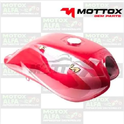 TANQUE GASOLINA PLATINA100 BAJAJ ROJO MOTTOX M03559
