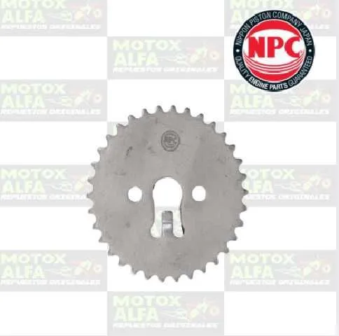 PIÑON DISTRIBUCION CRU110 YBR125 XTZ125 34T YAMAHA JAPAN NPC 4LS-E2176-01