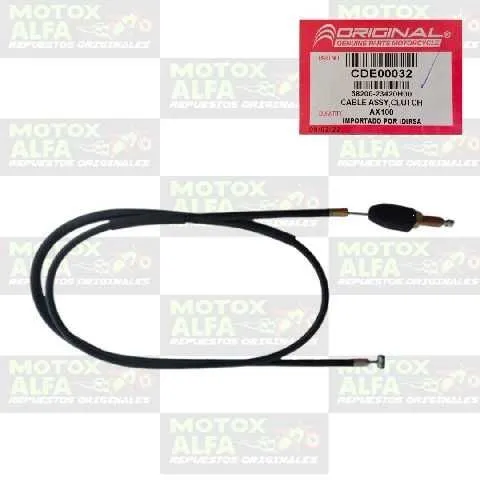 CABLE EMBRAGUE AX100 SUZUKI ORIGINAL CDE00032