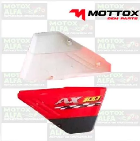 TAPA LATERAL AX100 2015 ROJO SUZUKI MOTTOX P10705