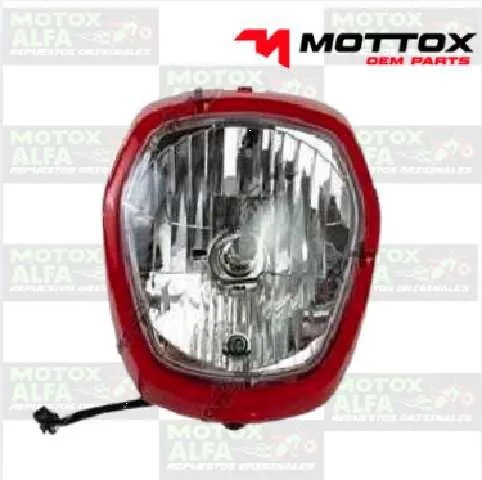MASCARILLA COMPLETA NAVI110 ROJA HONDA MOTTOX MSCR018
