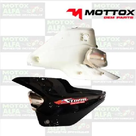 TAPA LATERAL HONDA STORM125  NEGRO MOTTOX P10382