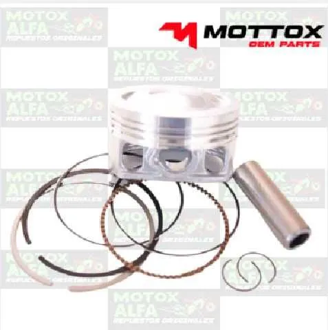 KIT PISTON CBB150 STD 62MM PIN15 CG150 BAJO MOTTOX M00359