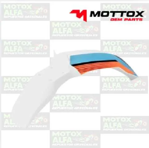 GUARDAFANGO DELANTERO FX250 AK47 BLANCO NARANJA FACTORY MOTTOX P11062