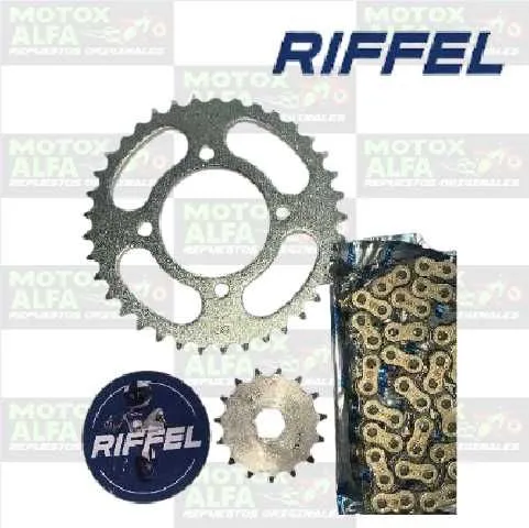 KIT ARRASTRE CRYPTON105 37T 15T 428H 118L YAMAHA RIFFEL 91716