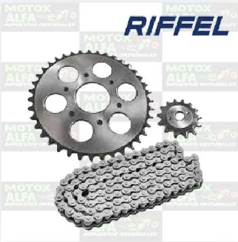 KIT ARRASTRE DR200 45T 13T 520H L110 RIFFEL 91407