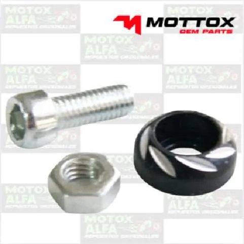 PERNO PLACA NEGRO MOTTOX T10108