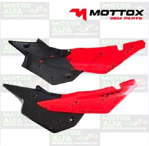 TAPA LATERAL TRX200R THUNDER NXR125 RAPTOR250 ROJO MOTTOX P10530