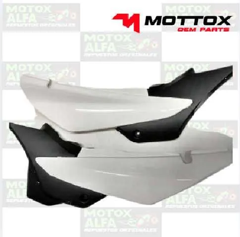 TAPA LATERAL XR150 BLANCO NXR125 NEGRO MOTTOX P10996