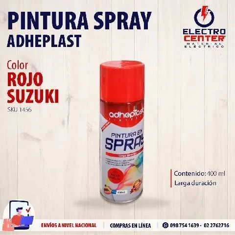 SPRAY ROJO SUZUKI ADHEPLAST 131