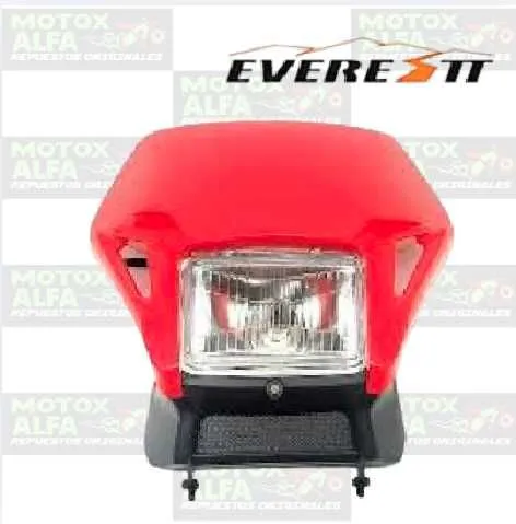 MASCARILLA COMPLETA XR250 HONDA ROJO EVERESTT 18125.115-EVE