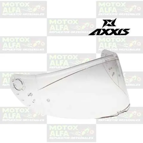 VISOR CASCO AXXIS TRANSPARENTE AERODINAMICO 