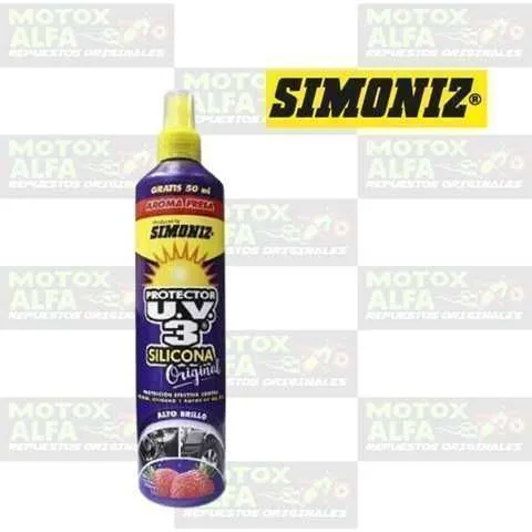 UV3 FRESA 300ML SIMONIZ A3007 SILICONA BRILLO PROTECTOR AROMATIZANTE