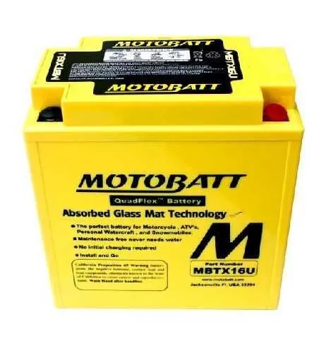 BATERIA YTX16 BS MBTZ16HD HARLEY SECA MOTOBATT 000000000010085797