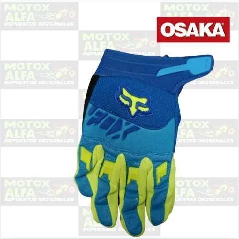 GUANTE LARGO FOX AZUL VERDE NEON TXXS NIÑO OSAKA 1358