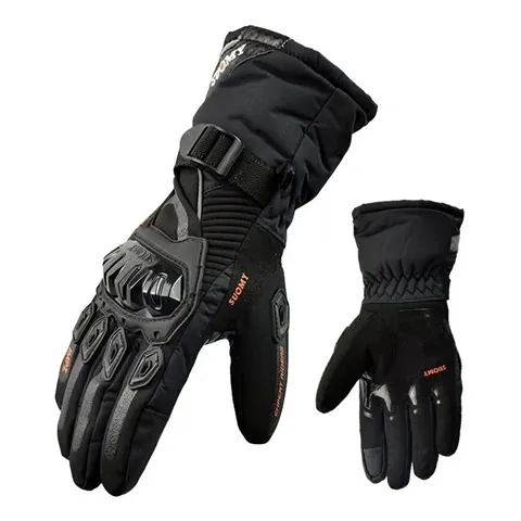GUANTE LARGO IMPERMEABLE SUOMY NEGRO TM TACTIL RV GUAINSUO01