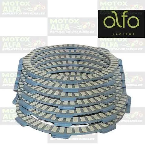 DISCO EMBRAGUE CG200 CG150 PLATINA NS160 RACING HONDA XL200 PCS FX250 AK47 ORIGINAL INDU ALFA PRO E12901