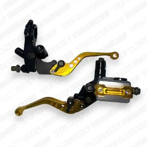 KIT MANIGUETA GY200 DORADO ALUMINIO LUJO CON BOMBA BRASSINTER 