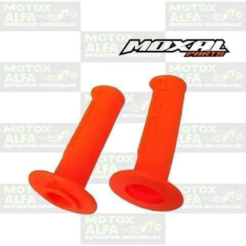 MANUBRIO MX GOMA NARANJA NEON MOXAL 01.007.0028