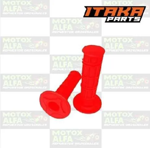 MANUBRIO MX GOMA ROJO ITAKA 3879