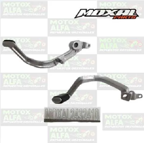 PEDAL FRENO PLATEADO CR5GT TUKO PRO3 LONCIN MOXAL 06.125.0024