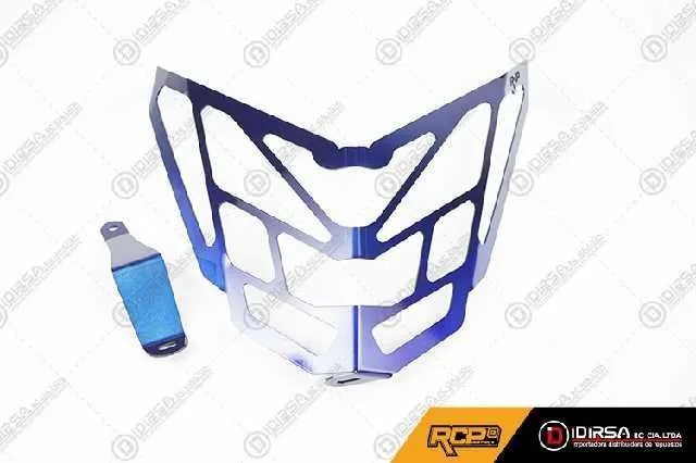 PROTECTOR FARO AZUL NS200 PULSAR BAJAJ ALUMINIO LUJO RCP PTF00004
