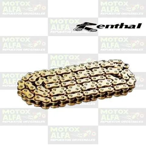 CADENA 520H 120L DORADA RENTHAL ORIGINAL C128