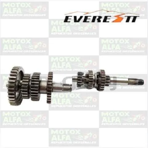 CAJA CAMBIO PLATINA100 4 VELOCIDADES BAJAJ EVERESTT 10109.112-EVE