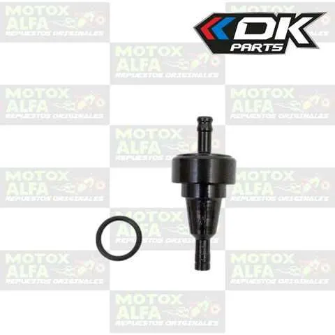 FILTRO GASOLINA ALUMINIO LUJO NEGRO DK 070850003 070850008