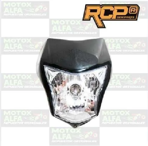 MASCARILLA COMPLETA XR150 HONDA NEGRO TRAIL150 RCP MAS00078
