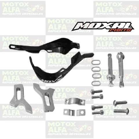 CUBREMANO SKR200 M1R200 NEGRO ALUMINIO MOXAL 01.028.0018